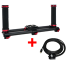 iKan Beholder Dual Grip Stabilizer Support for EC/1DS1/MS1 with Quick Release System + iKan 6-ft Beholder Remote for EC1,DS1 and MS1 Stabilizers